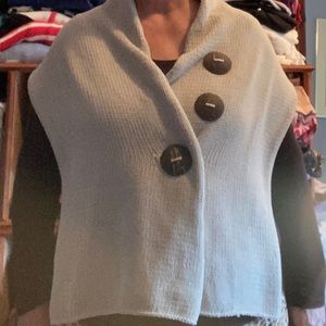 New! Pure Hand knit Shoulder Wrap